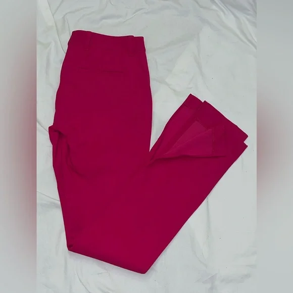A.L.C. Javier Hot Pink Split Hem Pants Size 2 NWT